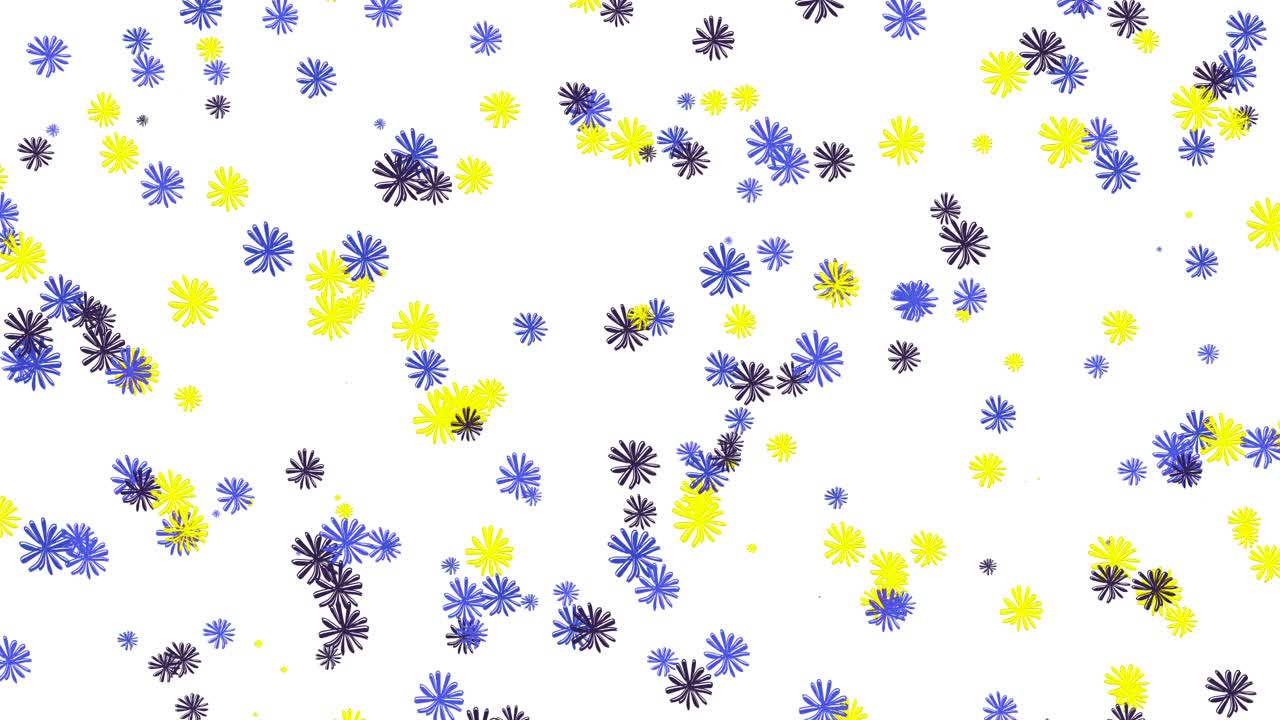 추상적인 꽃 패턴