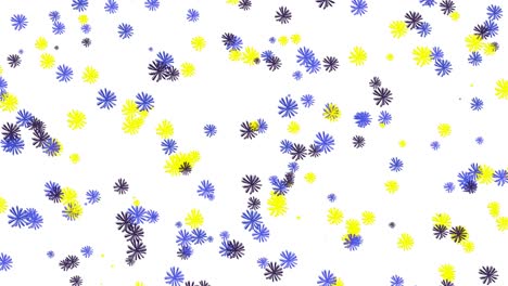 patrón de flores abstractas