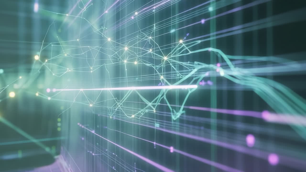 Abstract Digital Network and Data Flow