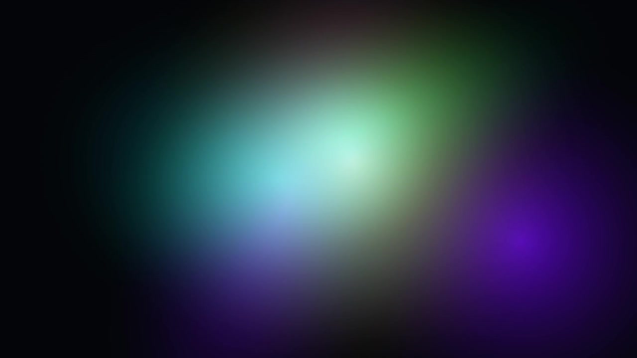 Abstract Motion Background with Soft Glowing Colorful Light Orbs