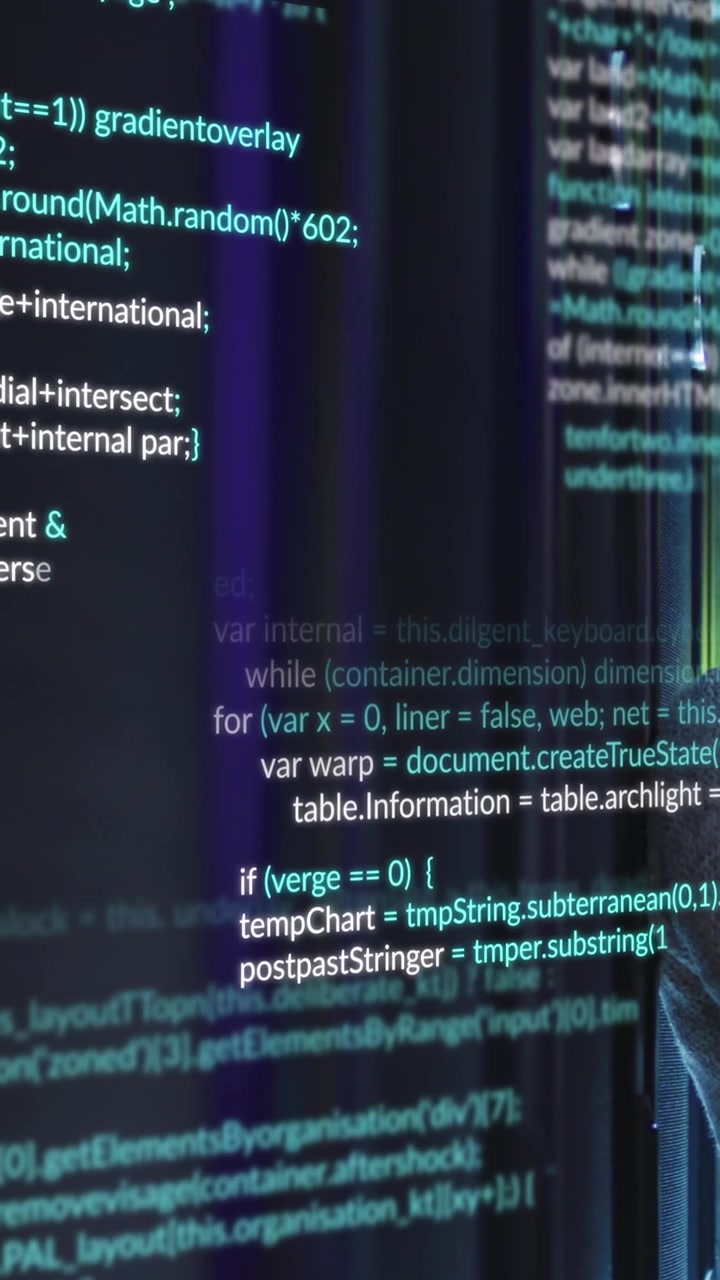 Animazione di elaborazione dati su ingegnere afroamericano che usa un laptop e lavora in una sala server.