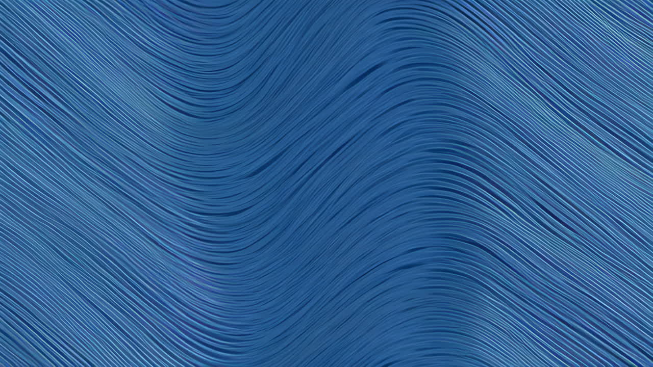 Abstract Blue Wave Pattern