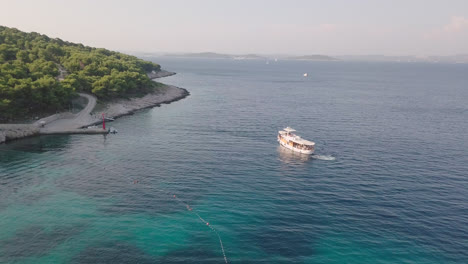 croatian islands with drone shot in 4k