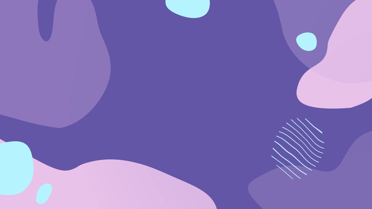 Abstract Animated Background with Flowing Purple and Pink Organic Shapes