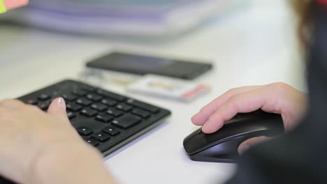 person working at a desk