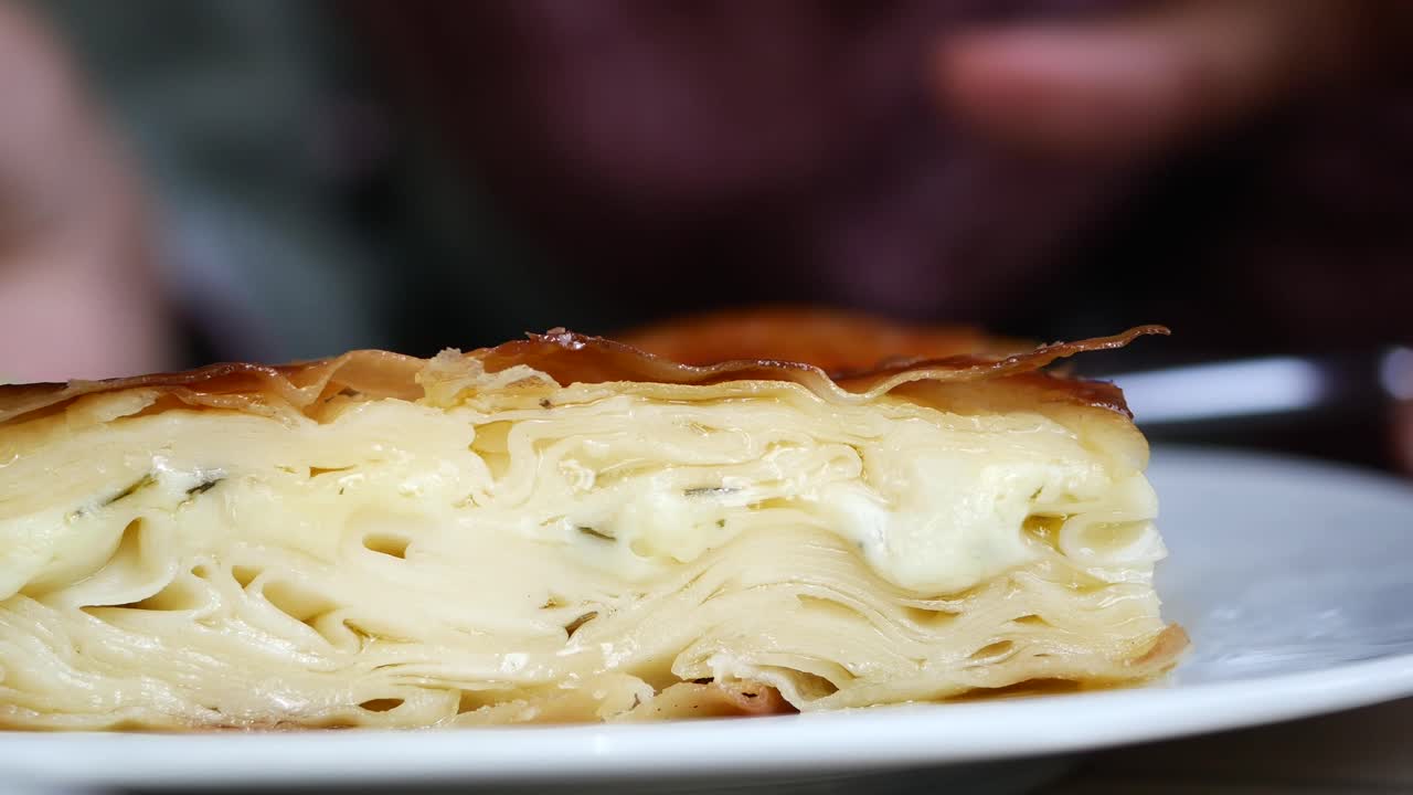 Deliziosa fetta di Pide turca