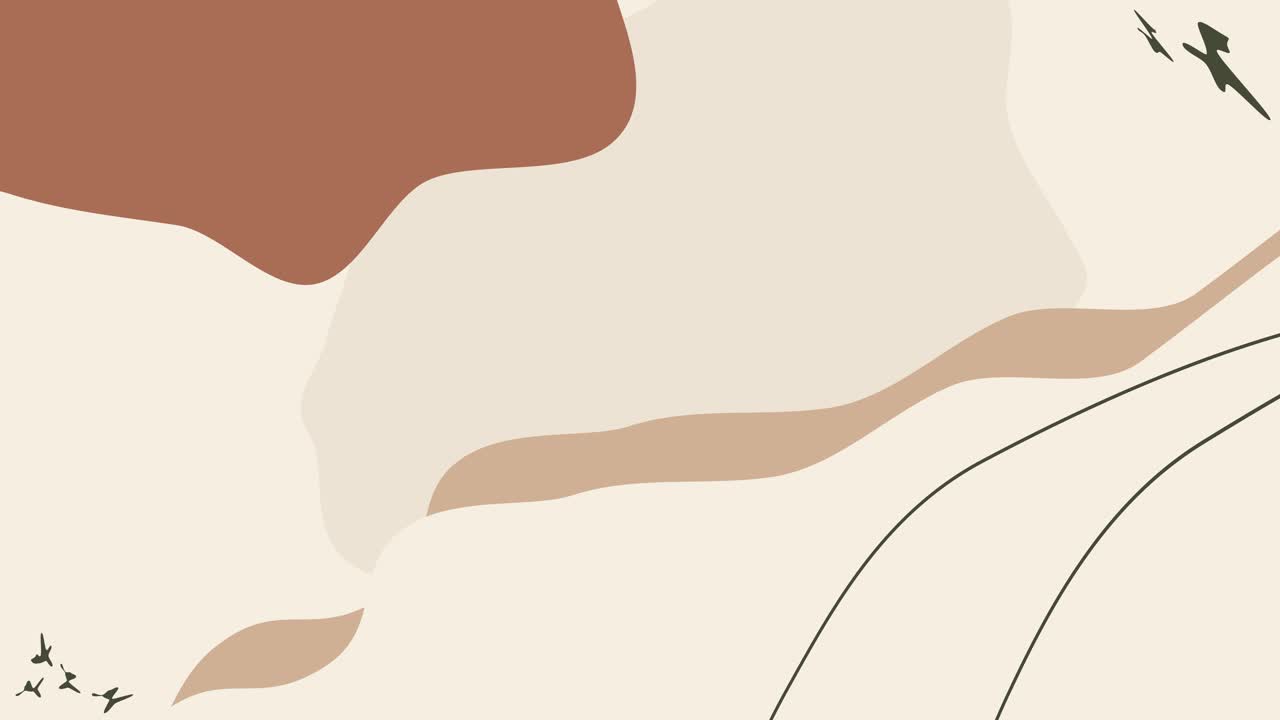 Abstract Art Animated Red Background