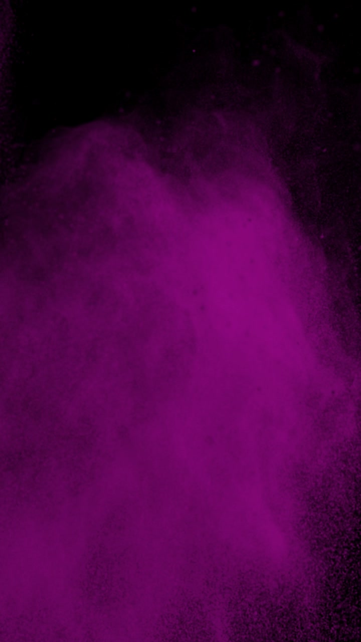 Super Slow Motion Shot of Pink Color Powder Explosion at 1000Fps Vertical View