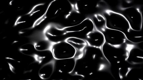 animation of black waves. oil wave background. slow motion fluid loop background.