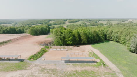 Open-Firing-Range-In-Leach,-Oklahoma,-USA