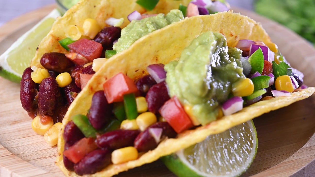 Taco messicano vegano