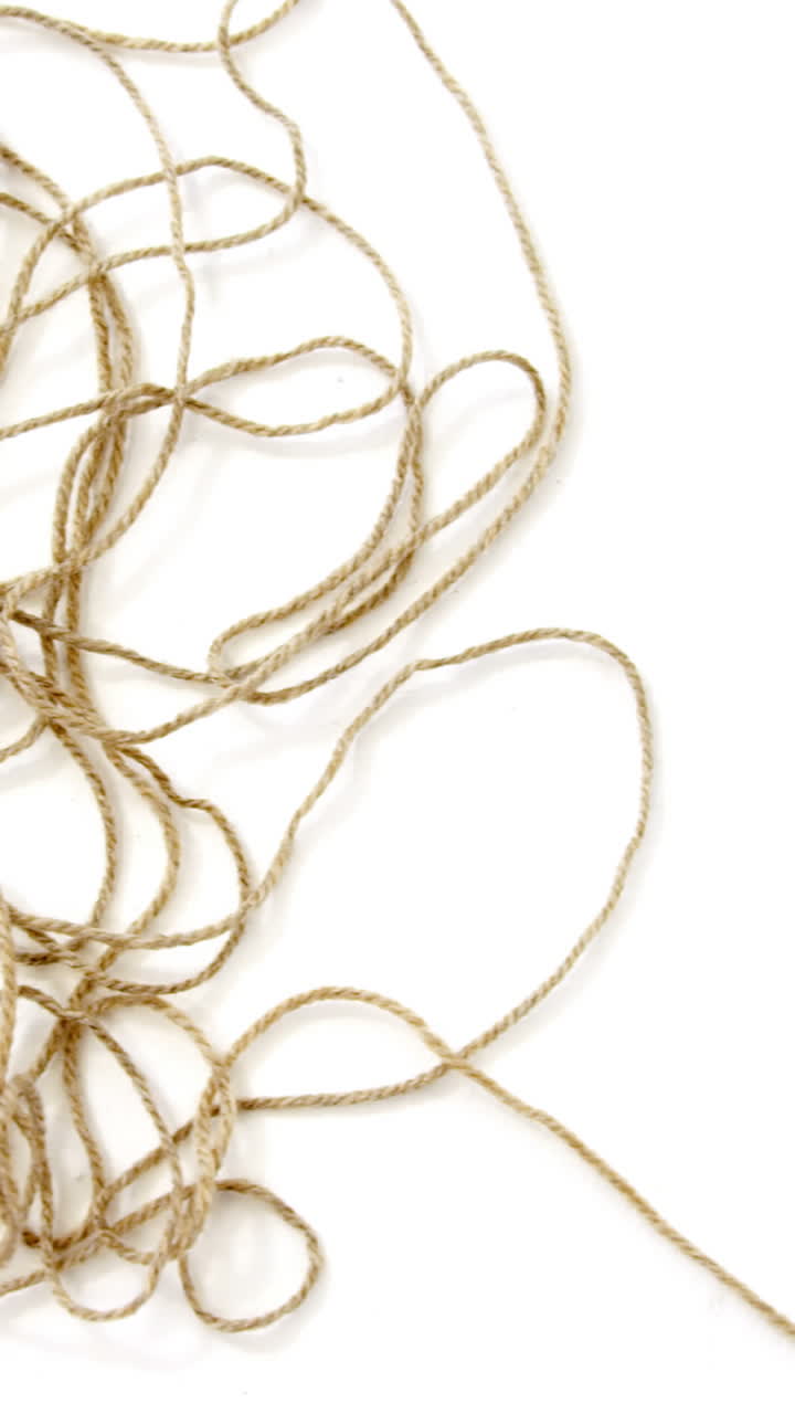 primer plano de la bola de hilo