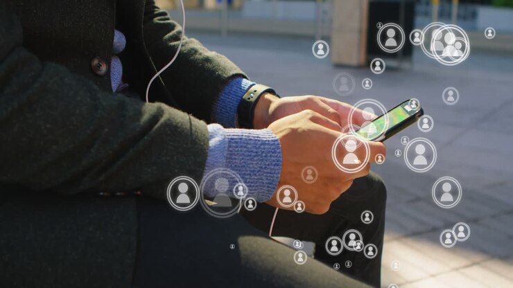 Social media connection 4k