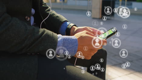 conexión a las redes sociales 4k