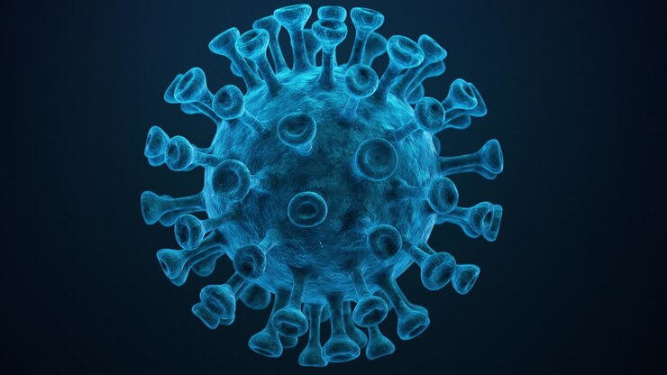 Animation af Covid-19 coronavirus koncept baggrundsloop