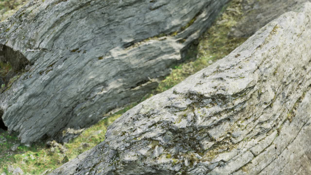 Natures sculpted masterpieces emerge from the serene landscape