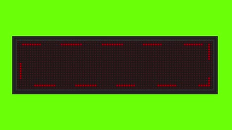 texto abierto en tablero de luz.4k video. imágenes en bucle