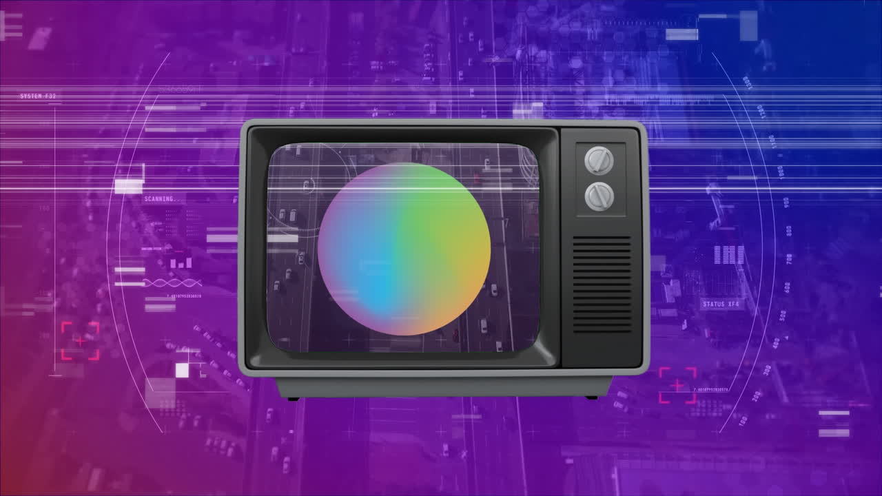 배경 에 에어리얼 뷰 를 배경 으로 하는  ⁇ 은 뜨거운 tv 의 앞 시야