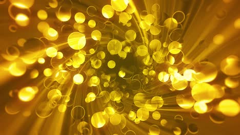 gold particles swirl