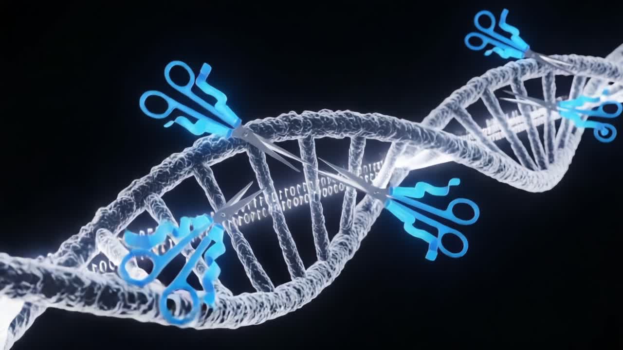 Exploring Genetic Engineering: Visualization of DNA Manipulation Through Precision Tools for Altering Genetic Sequences and Enhancing Biological Research