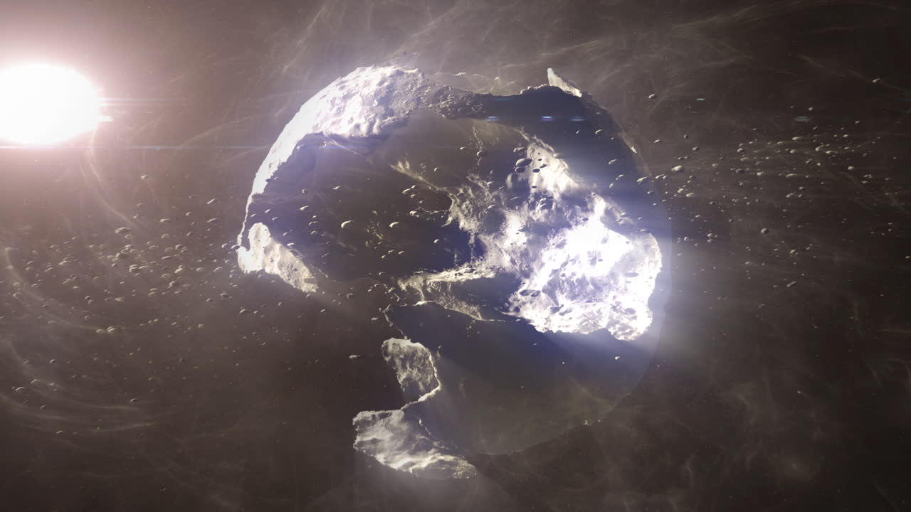 우주에서의 소행성 필드