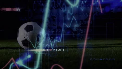 Animación-Del-Procesamiento-De-Datos-Sobre-La-Sección-Inferior-De-Un-Jugador-De-Fútbol-Pateando-El-Balón.