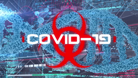 animación conceptual del coronavirus covid19
