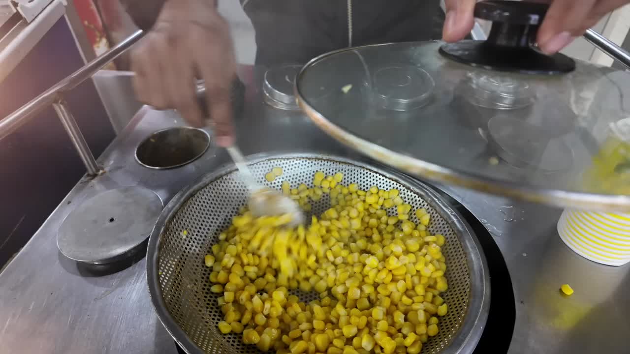 Street Food Corn Vendor