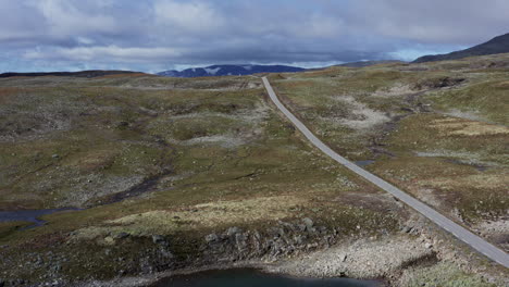 mountain road in norway
