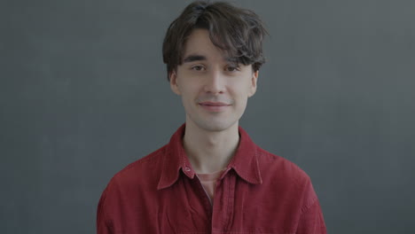 happy young man portrait