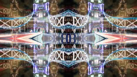 tower bridge abstract 4k 04