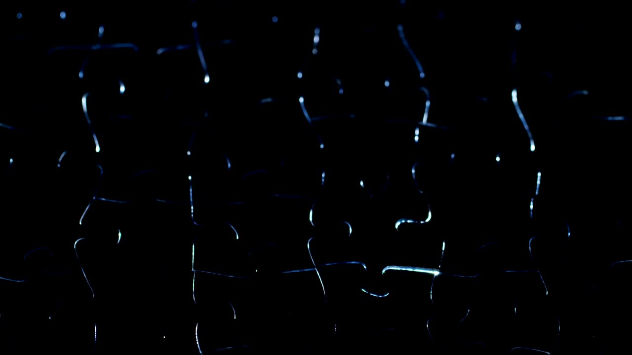 una mano completa un rompecabezas claro en blanco y negro, concepto de estrategia, trabajo en equipo y mundo financiero