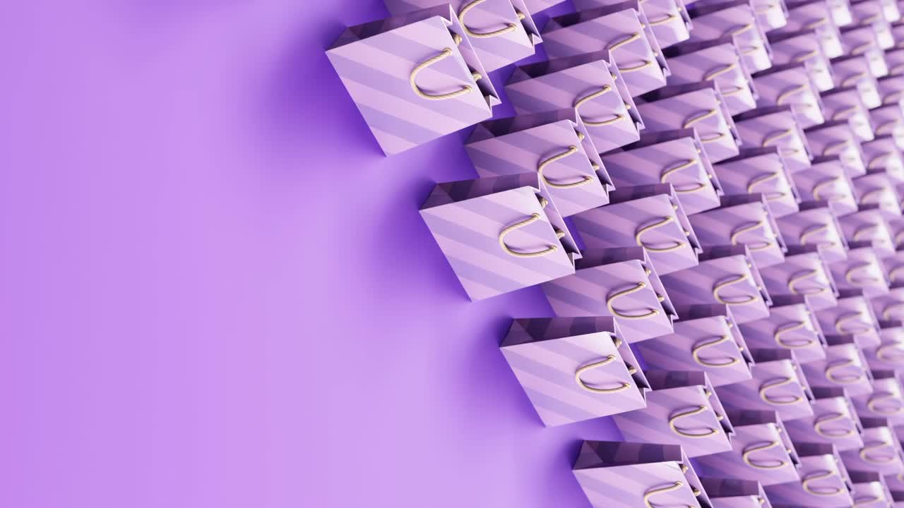 3D-animaatio ostoskassista: verkkokauppa, ostoskeskus, internet-liiketoiminta.