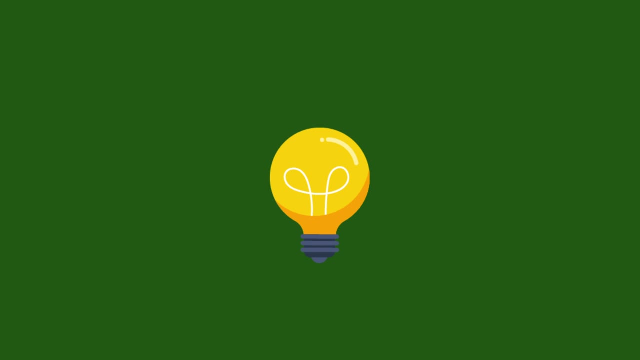 light bulb icon animation