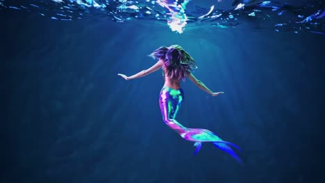 mermaid underwater