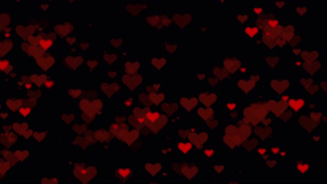 red hearts love valentines day heart glowing shiny red hearts love marriage concept background