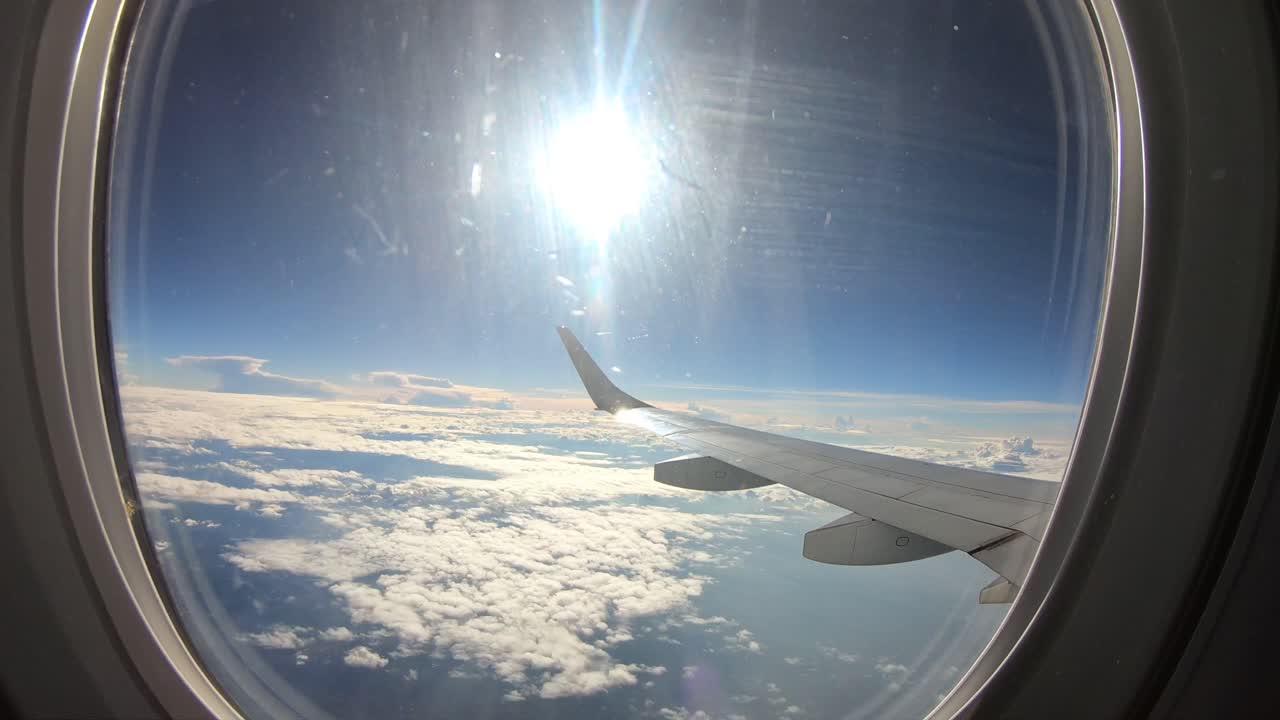 impresionante time-lapse desde la ventana del avión