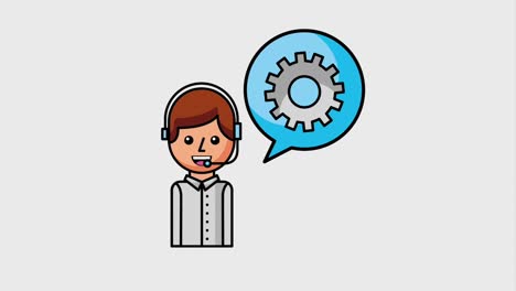 servicio de personas al cliente