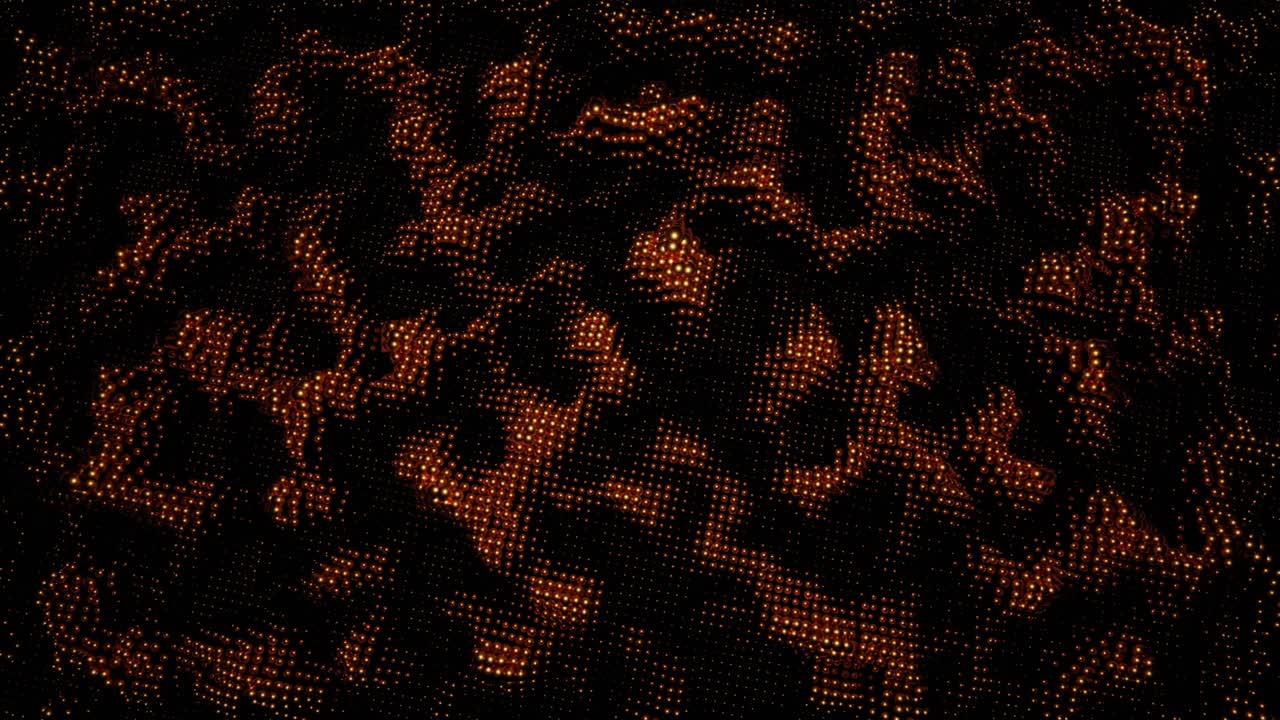 Abstract Orange Dot Pattern Background