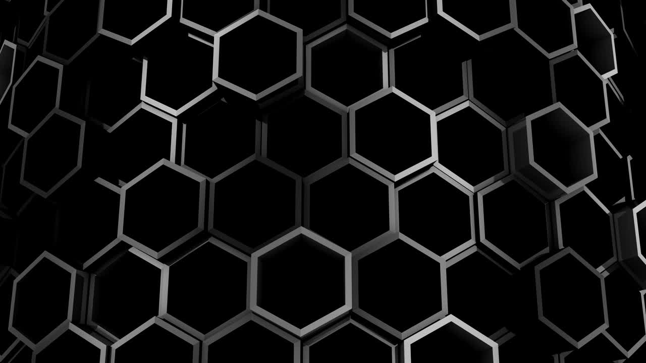 el fondo de los hexágonos