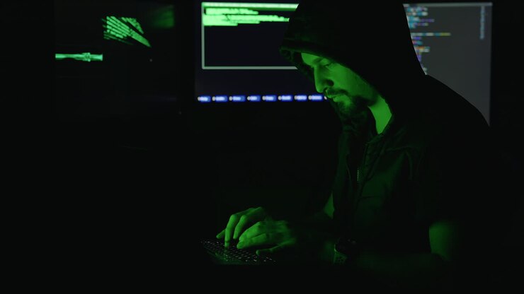 Hacker bei der Arbeit