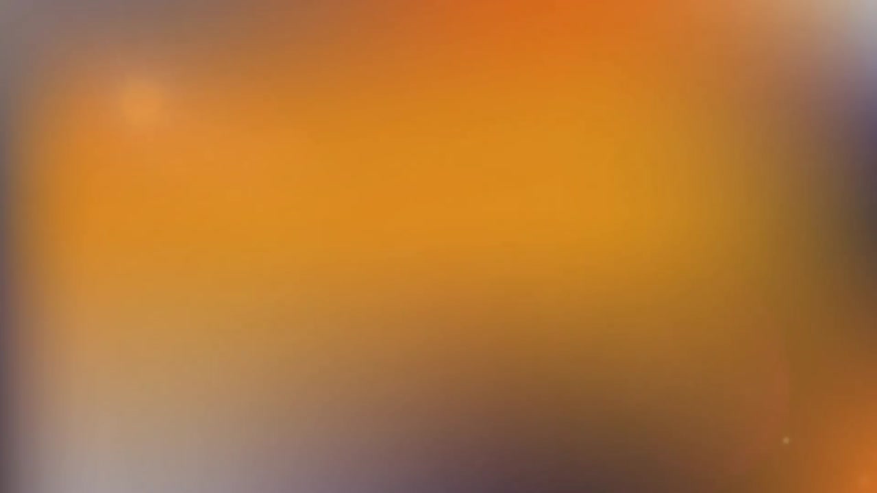 animación de fondo de gradiente naranja a negro con espacio de copia