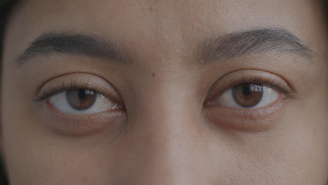 사람의 눈의 클로즈업