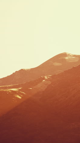 mountain peak with snow