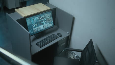 security surveillance desk