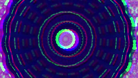 el fondo abstracto de 4k, el bucle de fantasía en movimiento dinámico, el caleidoscopio.