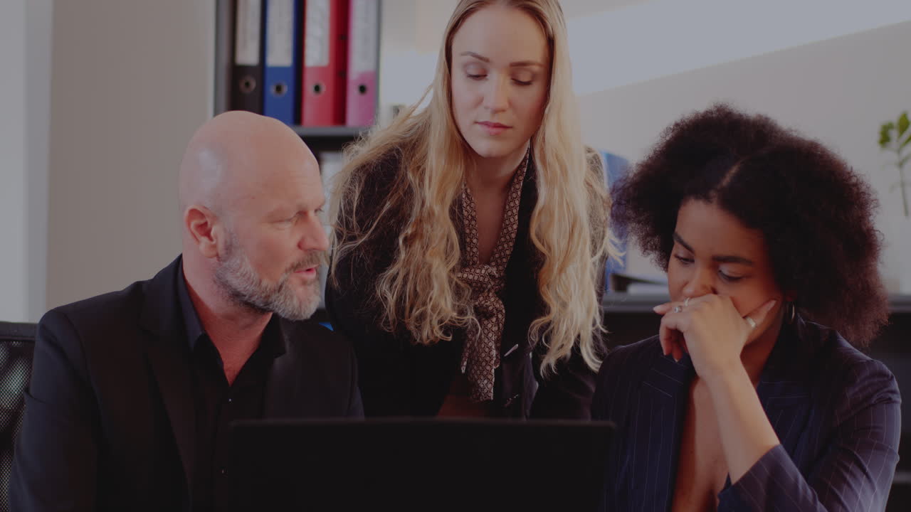 Business meeting with diverse team in the office