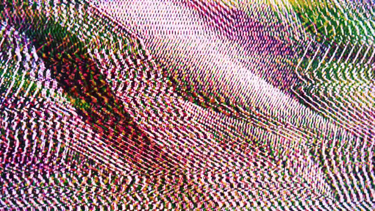 patrón de efecto de glitch de textura estática de color. animación