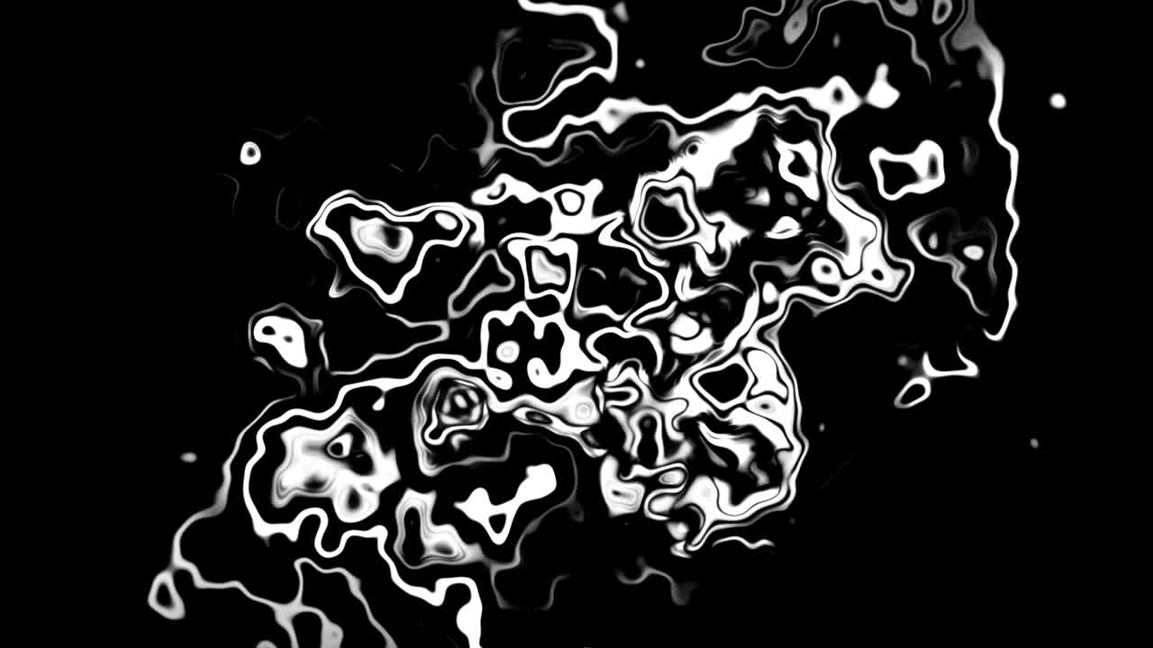 Motifs fluides abstraits en noir et blanc