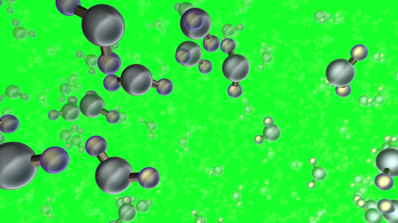 탄소와 수소 성분을 가진 이산화탄소 입자